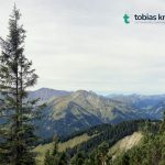 Blick in die Alpen als Szenerie für ein Outdoor-Coaching