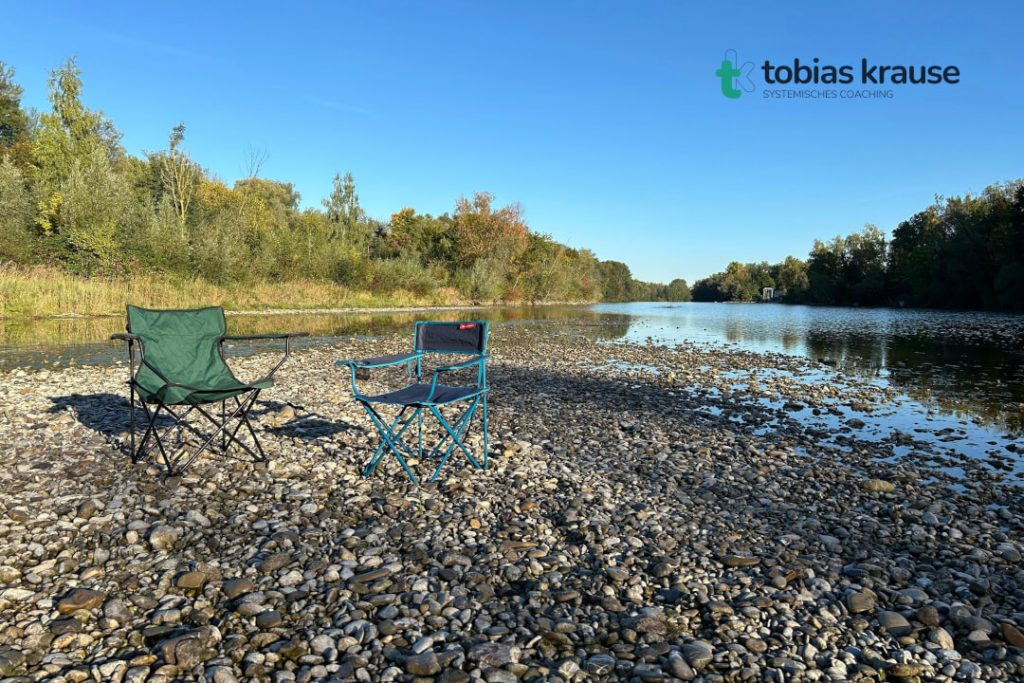 Kiesbank am Lech als TOP-Ort für ein Naturcoaching in Augsburg