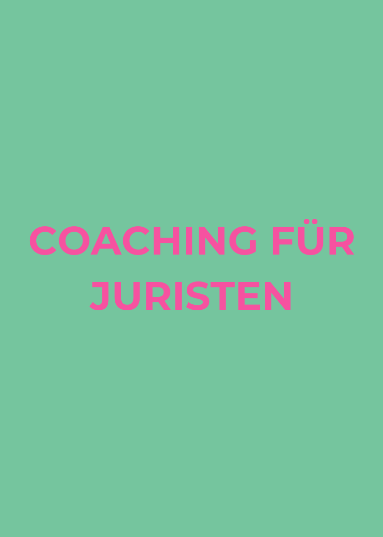 Coaching für Juristen