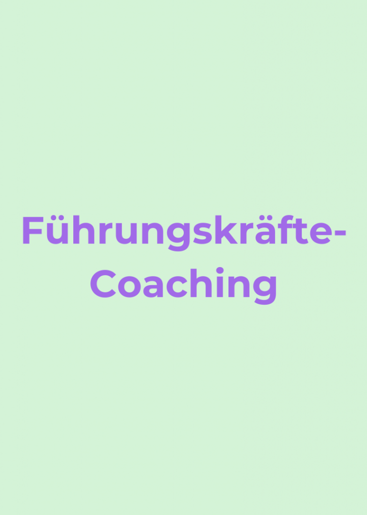 Führungskräfte-Coaching
