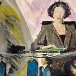 Titelbild "Was bedeutet Delegieren": Eine Frau an einem Schreibtisch, die Aufgaben managed.